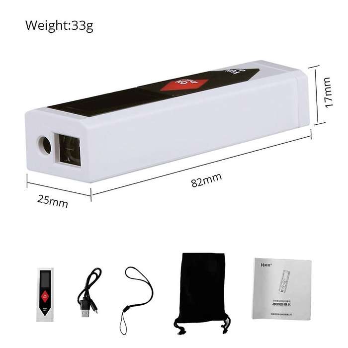 Mini Lasering Distance Meter 50m Oled Display Lasering Rangefinder
