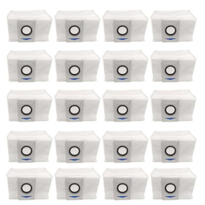 20pcs Dust Bag Replacement for Ecovacs Deebot X1 Omni Vacuum Cleaner