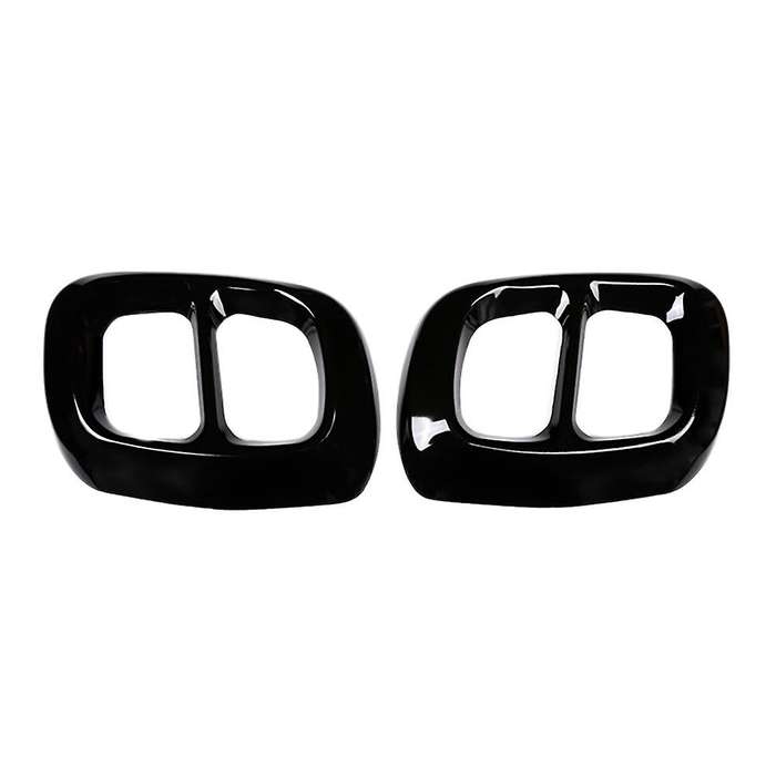 2pcs Muffler Exhaust Pipe Tail Cover for Mercedes Benz Gla Glb Black