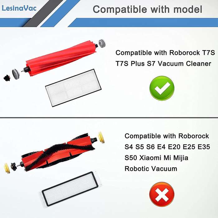 Accessories Kit for Xiaomi Roborock S7 S70 Roller Brush Hepa Filter