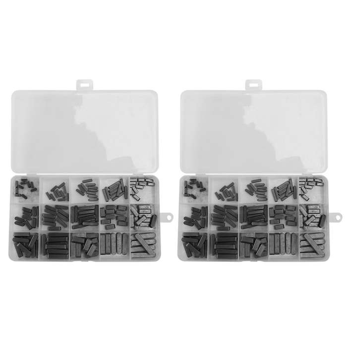 280pcs Key Stock Assortment 10mm X12mmx 16mm X20mm X25mm X30mm Key