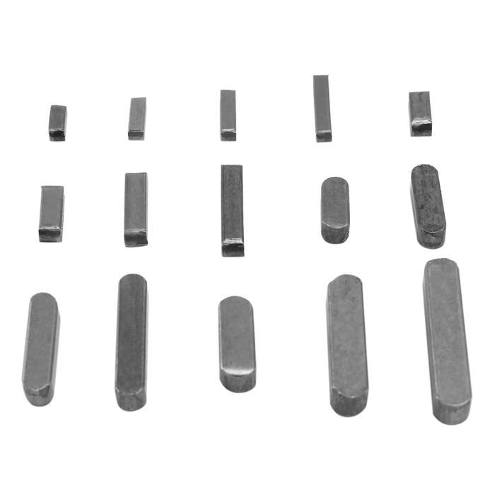 280pcs Key Stock Assortment 10mm X12mmx 16mm X20mm X25mm X30mm Key