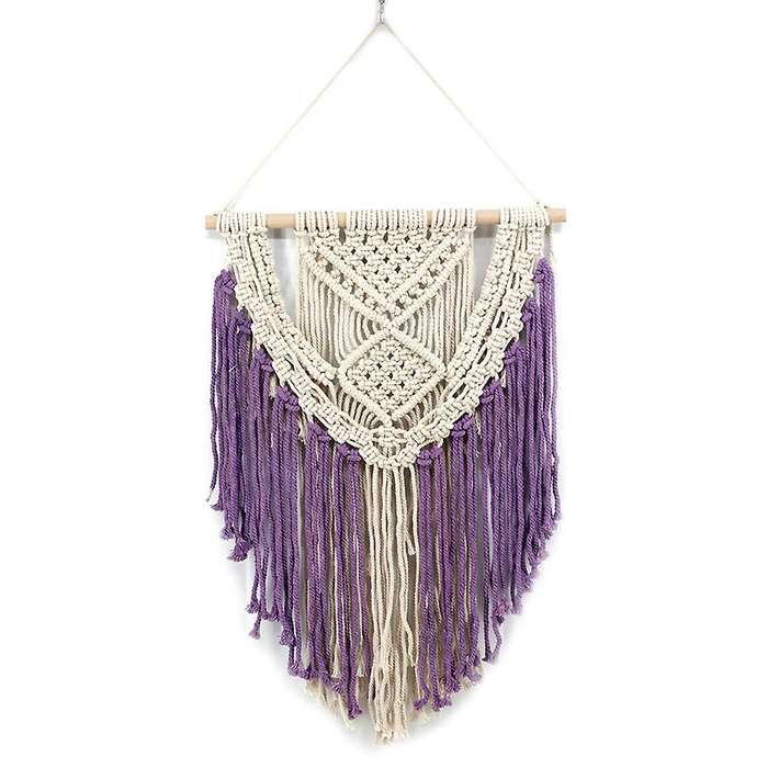 Macrame Bohemian Wall Tapestry for Apartment Living Room Home Decor