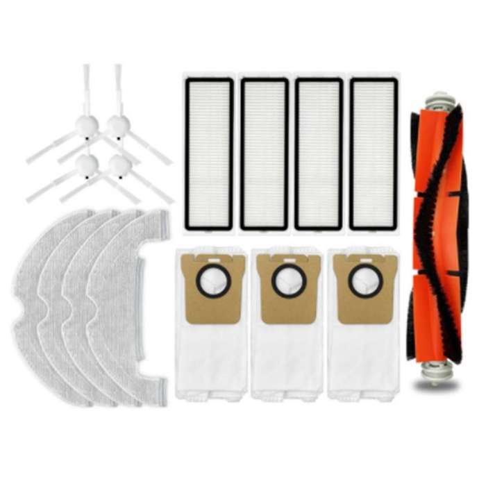 For Xiaomi Mijia Stytj05zhm Hepa Filter Main Brush Mop Cloths Kit