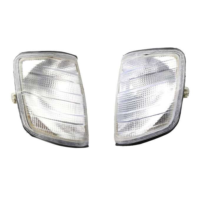 Car L+r White Corner Lights Turn Signal Lights for Mercedes W124