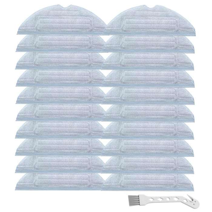 20pcs Replacement Mop Cloth Pads for Xiaomi Roborock S7 T7s T7 Plus