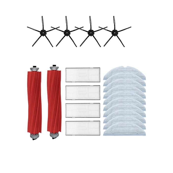 20pcs Main Brush Mop Hepa Filter Side Brush for Xiaomi Roborock S7 T7