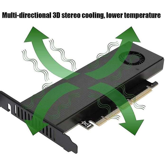Pcie to Nvme Expansion Card, for Pcie X 4 X 8 X 16 Host and Server