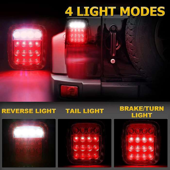 Stop Tail Turn Signal for Wrangler Yj Tj Jk Cj Truck Trailer Boat Rv