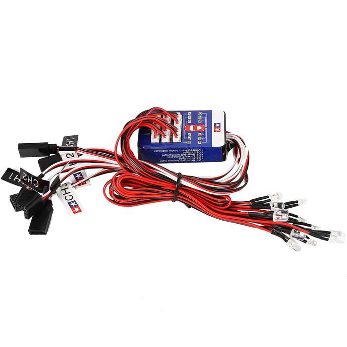 12 Led Steering Brake Simulation Flash Light for Yokomo Hsp Hpi Axial