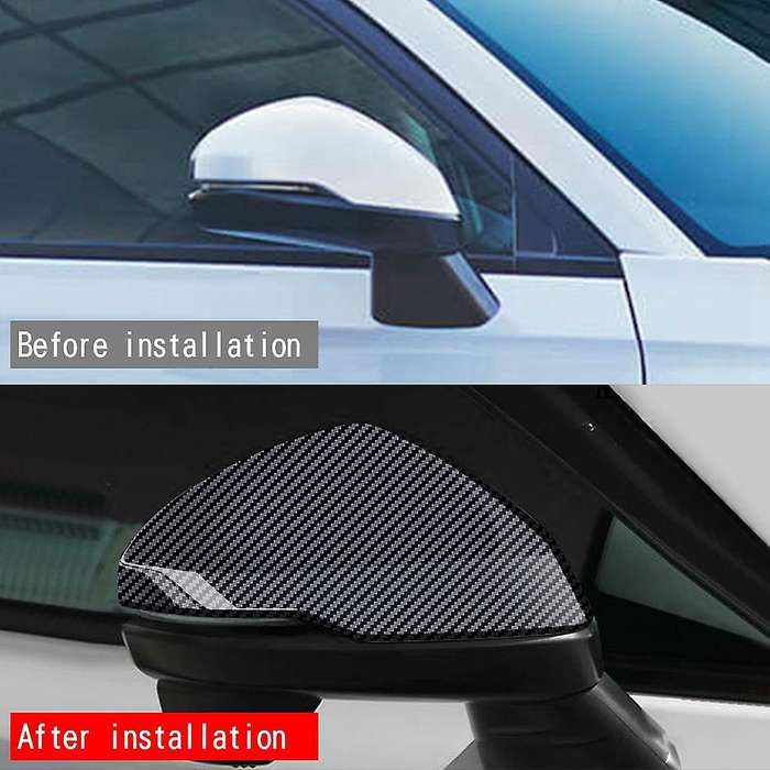 Car Carbon Fiber Rearview Cover for Honda Hr-v Vezel 2021 2022