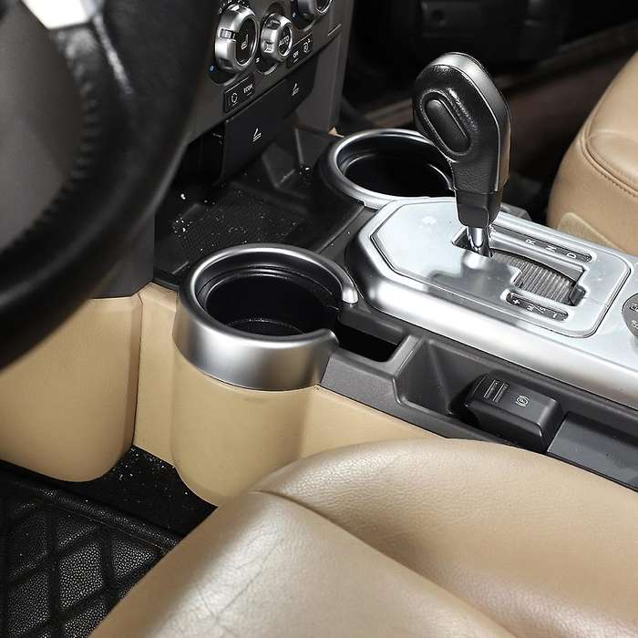 Car Front Water Cup Holder Decorative Ring Trim Stickers