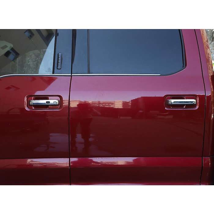 Exterior Door Handle Shell Decoration Cover Stickers Trim Silver