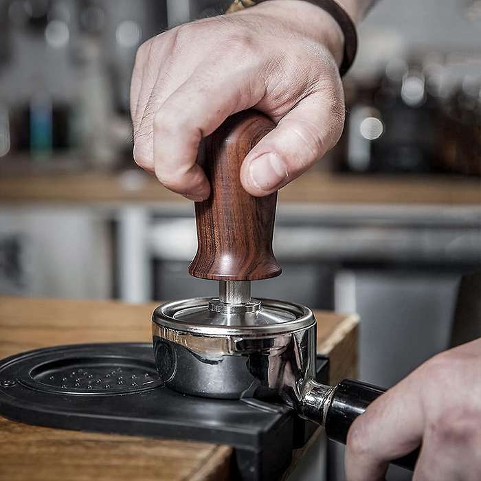 58 Mm Calibration Coffee Tamper with Spring Constant 30 Lb Pressure