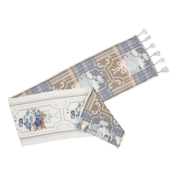 High-end Table Runner Chenille Tassel Home Polyester Tablecloth