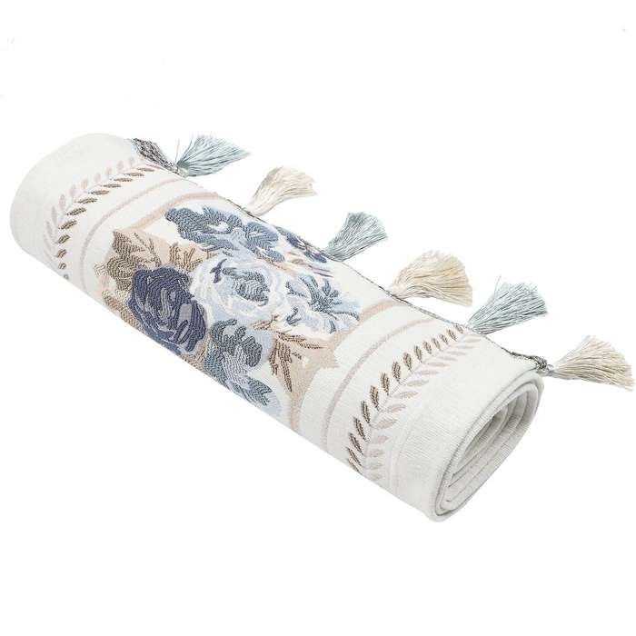 High-end Table Runner Chenille Tassel Home Polyester Tablecloth