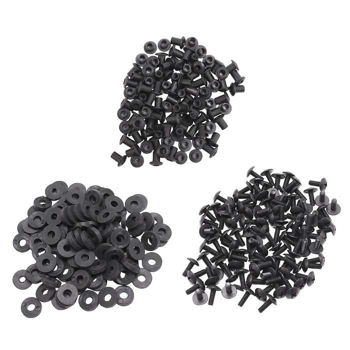100pcs Tek Lok Screw Set Chicago Screw Comes with Washer