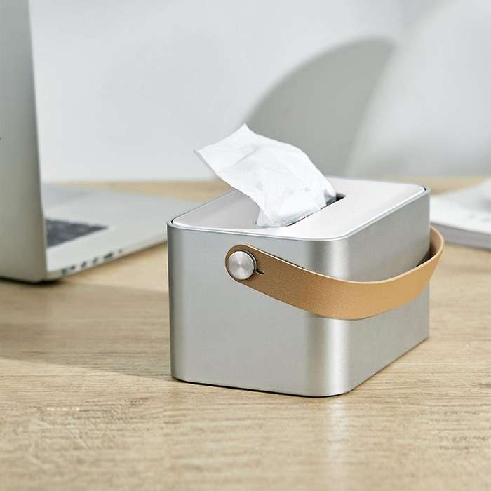 Portable Tissue Box Nordic Desktop Finishing Bathroom Restaurant B