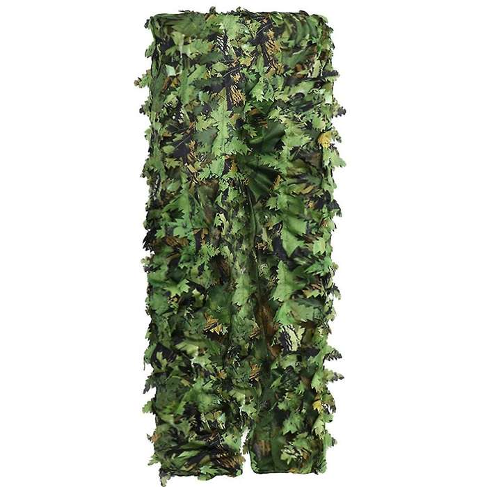 Sticky Flower Bionic Leaves Camouflage Suit Hunting Ghillie Suit (b)
