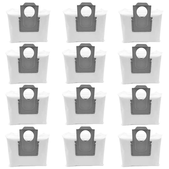 12 Pack Replacement Parts Dust Bag for Roborock G10s G10s Pro T8 Q7