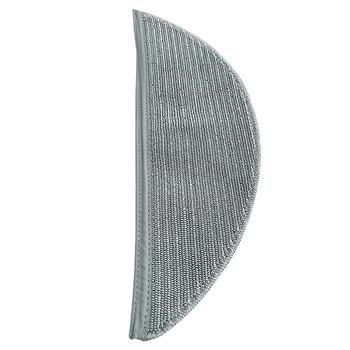 12pcs Cleaning Mop Cloth Gray and White Washable Cloth Sweeping Robot