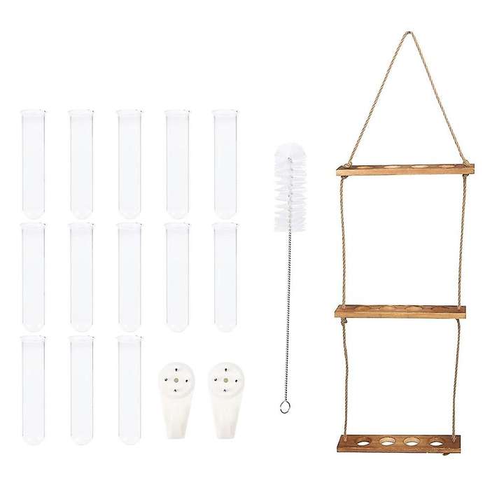 Wall Hanging Planter Glass Terrarium:3 Tiered Plant Propagate Station
