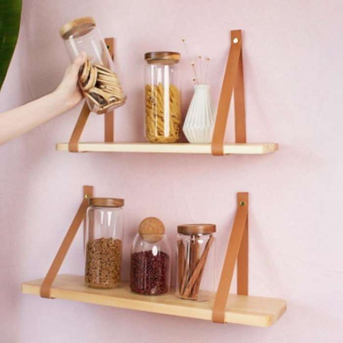 Wall Shelf Living Room Porch Wall Hanging Magazine Book Storage Shelf