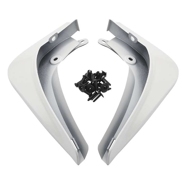 For Tesla Model 3 Flap Fender Mudguards Pack Of 4 Painted Gloss White