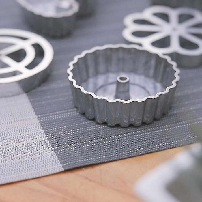 Mould Aluminum Biscuit Desserts Moulds with Handle Snackes Kitchen