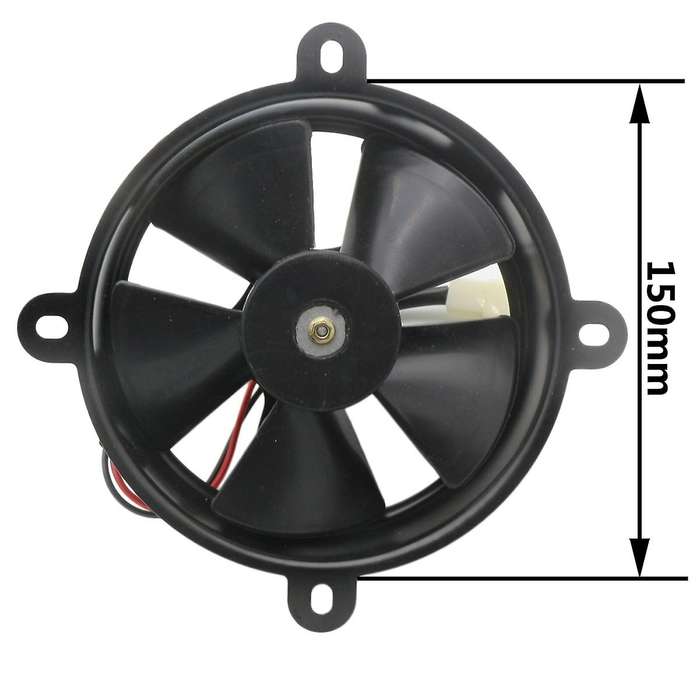 6 Inch Electric Cooling Fan Radiator for Atv Karting 150 200 250cc