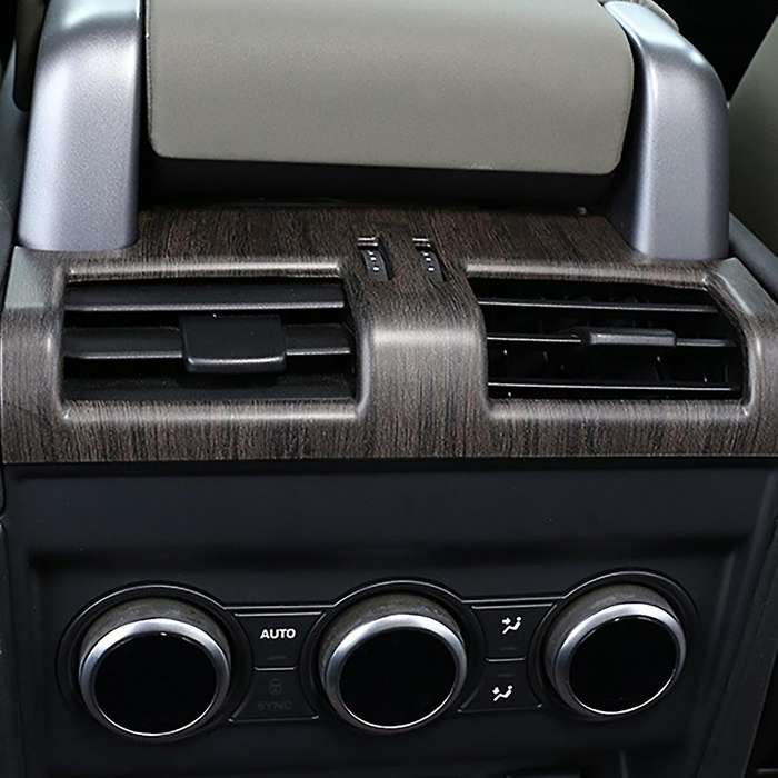 Car Oak Color Rear Seat Air Outlet Frame for Land Rover Defender 2020