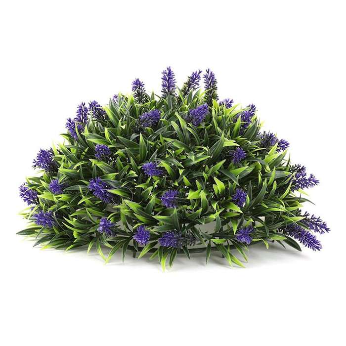 Artificial Purple Lavender Flower Ball Garden Basket 4packs 20cm,25cm