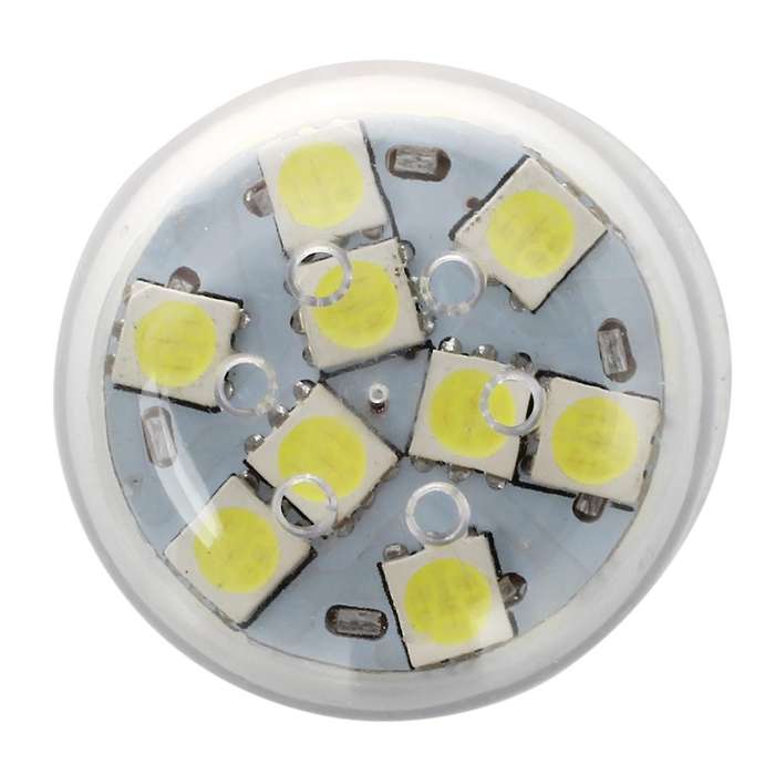 10 X E27 8w 69 Leds 5050 Smd Corn Light Bulb Spot Lamp White 6500k 500lm = 60w