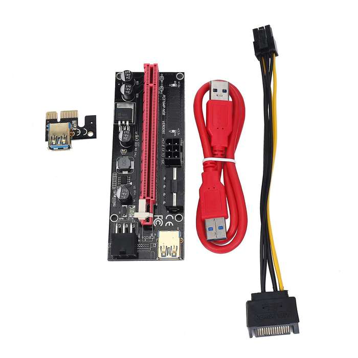 4pcs Usb 3.0 Pci-e Riser 1x 4x 8x16x Extender Riser Adapter Card