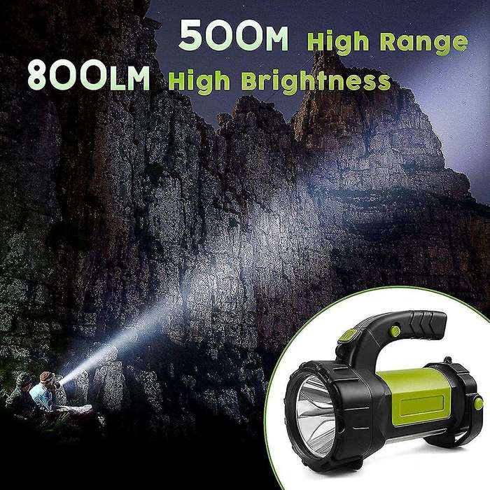 Camping Lantern Rechargeable, Led Flashlight Spotlight Lantern