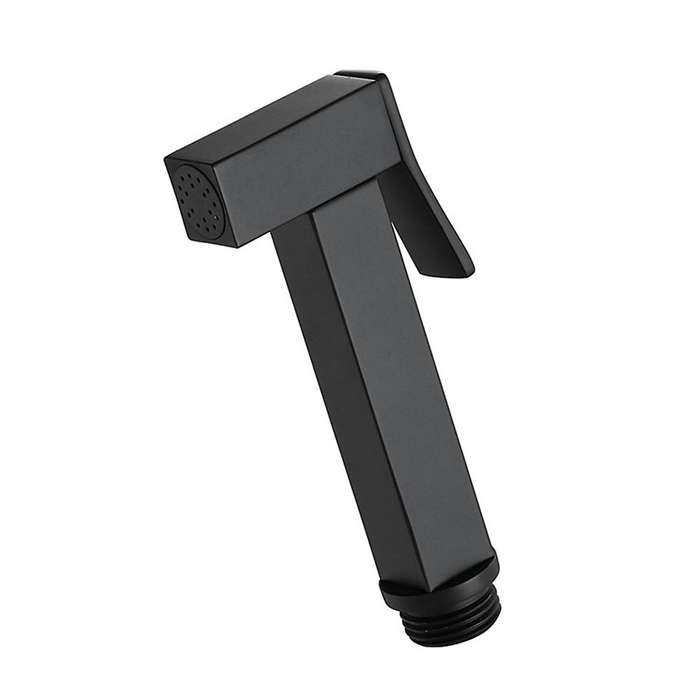 Black Handheld Toilet Sprayer Stainless Steel Bidet Sprayer Set
