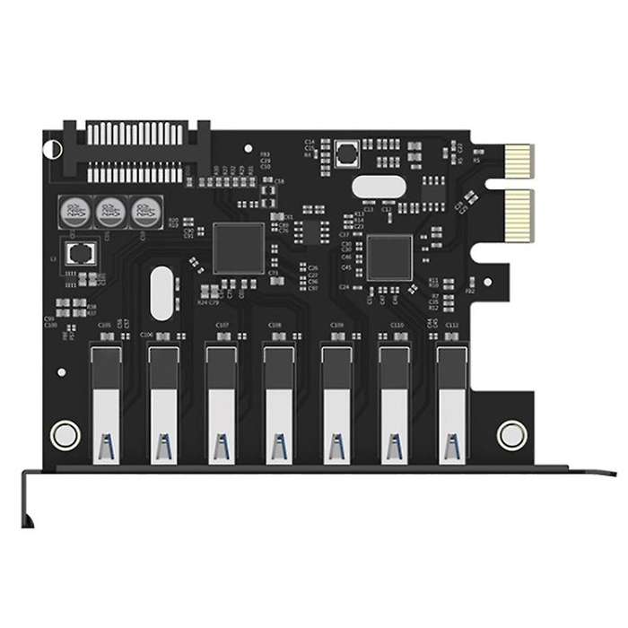 Ports Usb 3.0 Hub External Controller Pci-e Extender Pci Express Card