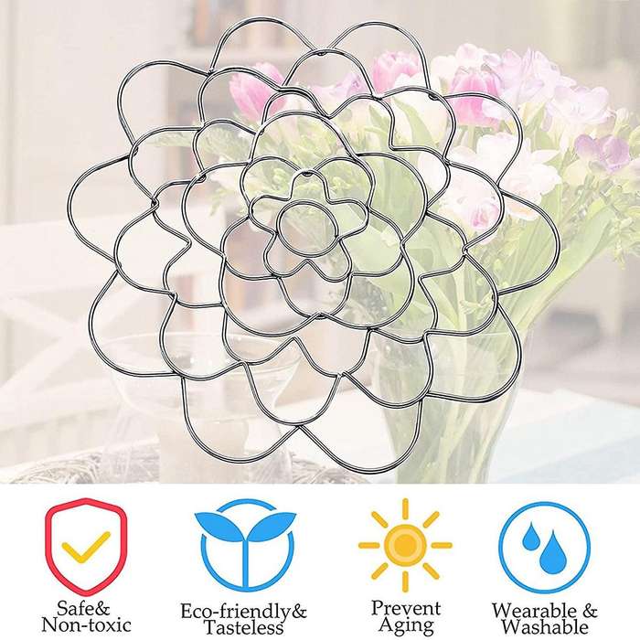 2 Pcs Flower Lid Arranger Flower Frog Lids for Flower Plant Fixation