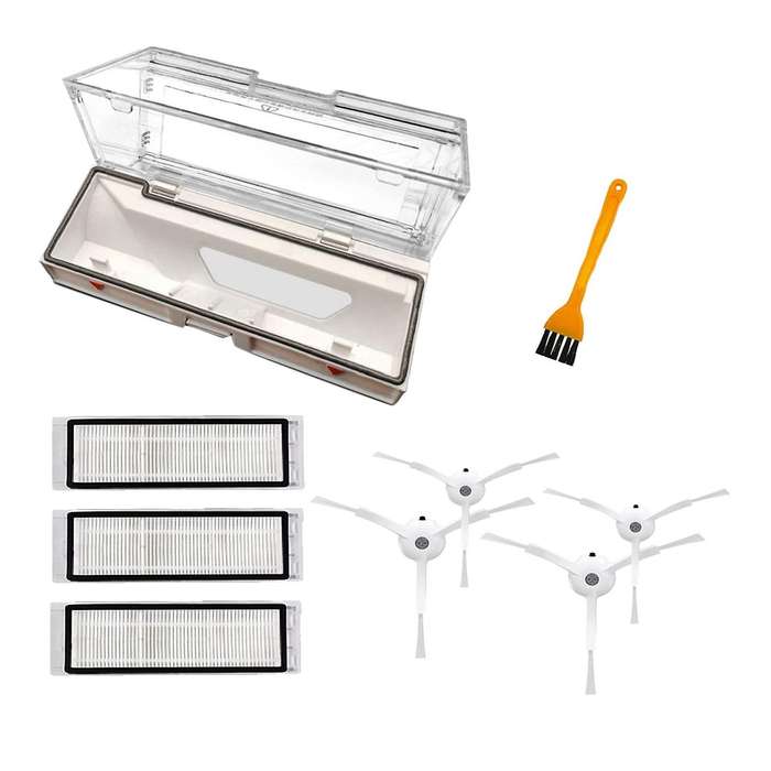 Dust Box Kit for Xiaomi Roborock S55 S51 S50 Vacuum Parts Hepa Filter