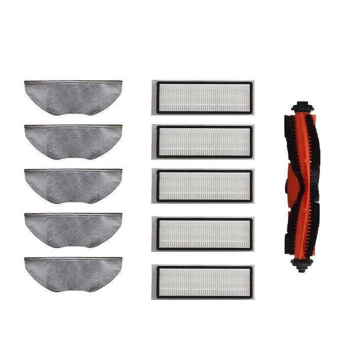 11pcs Hepa Filter Main Brush Mop Cloth Rag for 360 X95 X90 Robotic