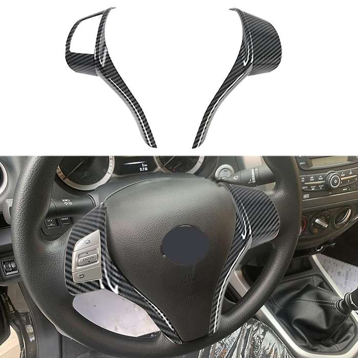 For Nissan Navara 2019-2022 Interior Car Steering Wheel Panel Cover