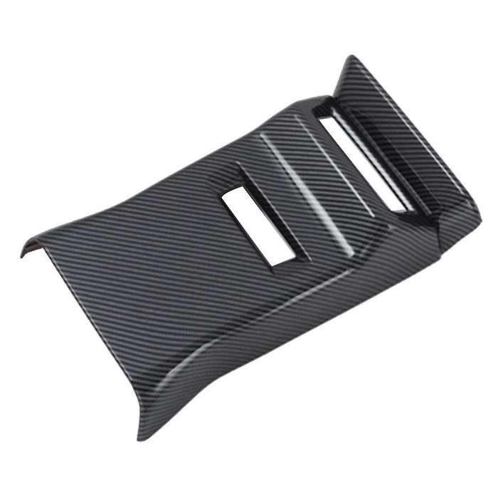 Carbon Fiber Car Rear Exhaust Air Vent Kick Plate Cover Decoration