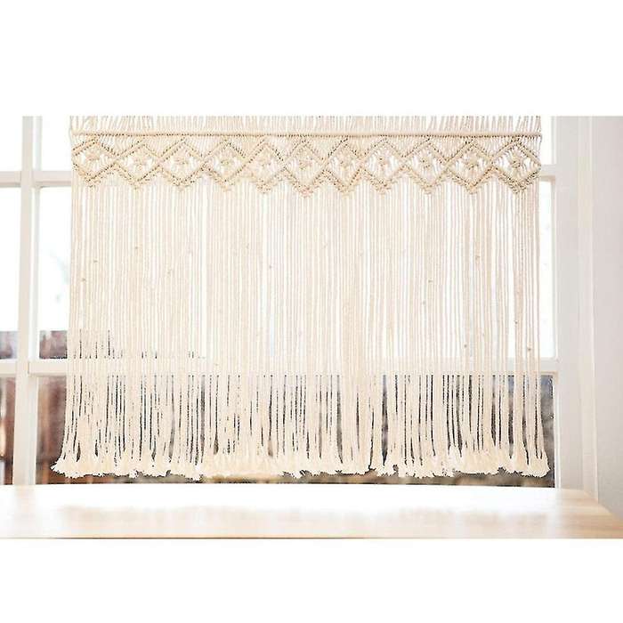 Nordic Handmade Cotton Wall Hanging Tapestry Wedding Backdrop Curtain