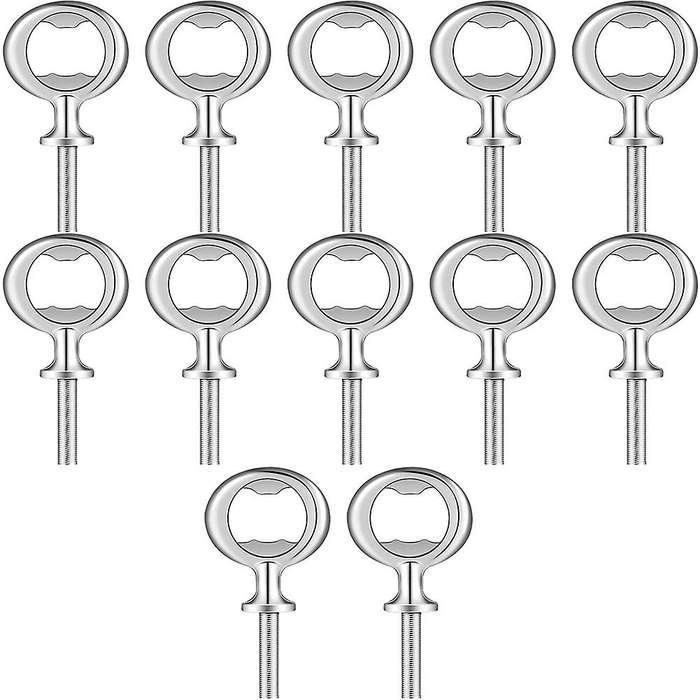 12 Pieces Bottle Opener Kit Metal Bottle Opener