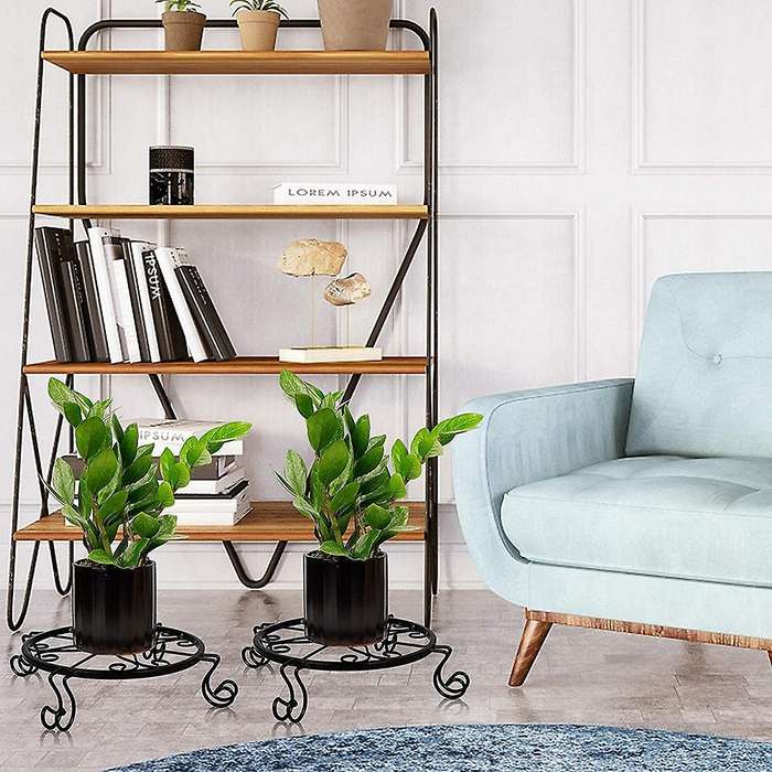 3pack Metal Plant Stands for Flower Pot, Metal Garden Container