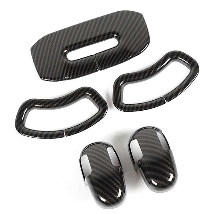 Car Seat Belt Buckle Cover for Dodge Ram 2010-2017, Carbon Fiber