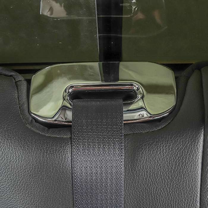 Car Seat Belt Buckle Cover for Dodge Ram 2010-2017, Chrome