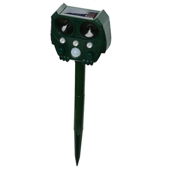 Ultrasonic Animal Repeller, Solar Animal Deterrent with Motion Sensor
