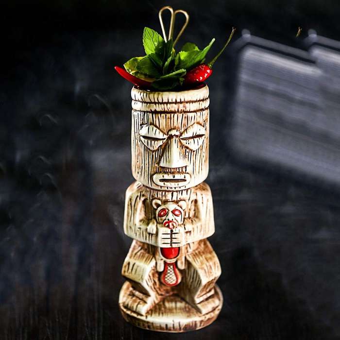 Cocktail Cup Bar Knight Personality Cup Totem Ceramic Mug 480ml