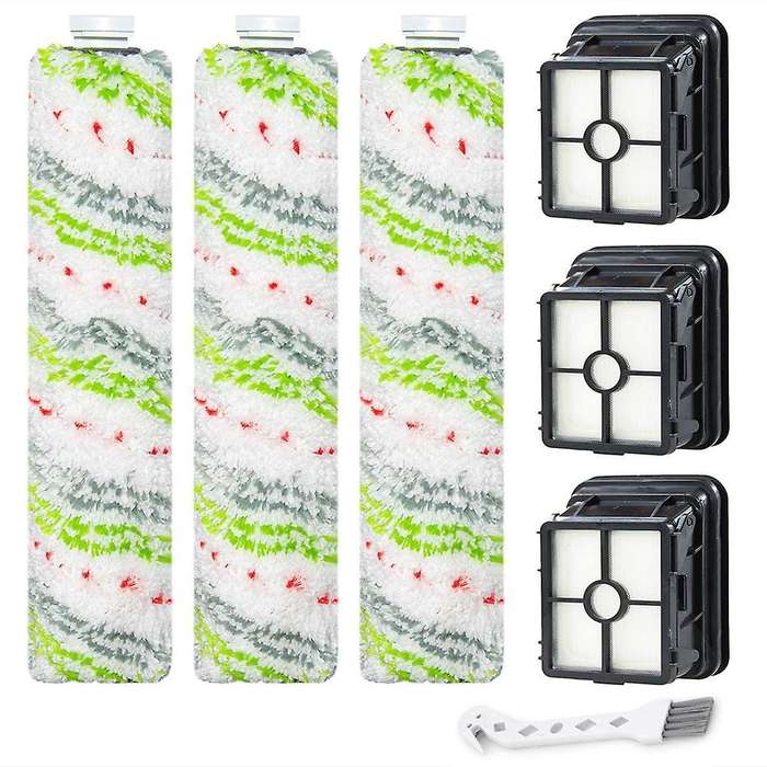 Brush Drum and Filter Kit for Bissell Crosswave Cordless Max 2554